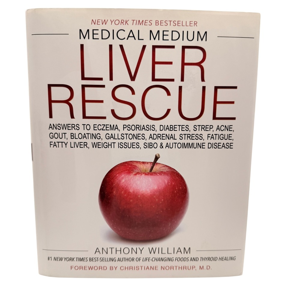 Medical Medium Liver Rescue Book Anthony William Hardcover Health Wellness Self
